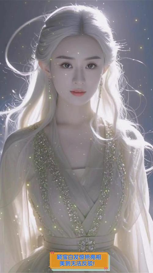 古装白发女神_女明星古装白发_女星白发古装造型